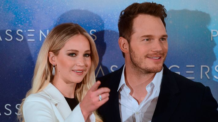 Cultura en Rtve.es - Entrevista con Jennifer Lawrence y Chris Pratt, que presentan 'Passengers'