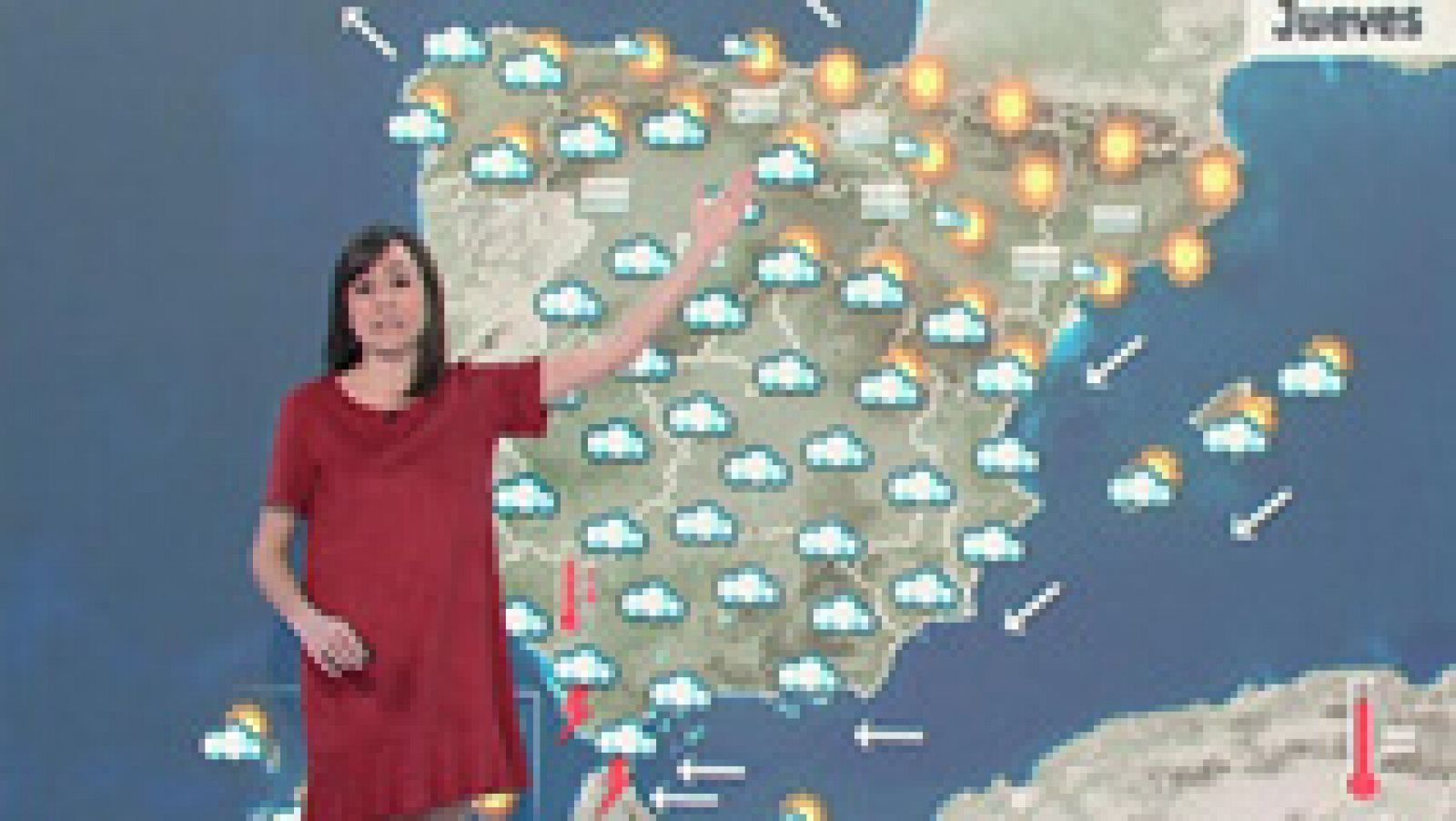 El tiempo: Las cinco provincias del extremo sur peninsular, en riesgo importante por lluvias, tormentas o oleaje | RTVE Play