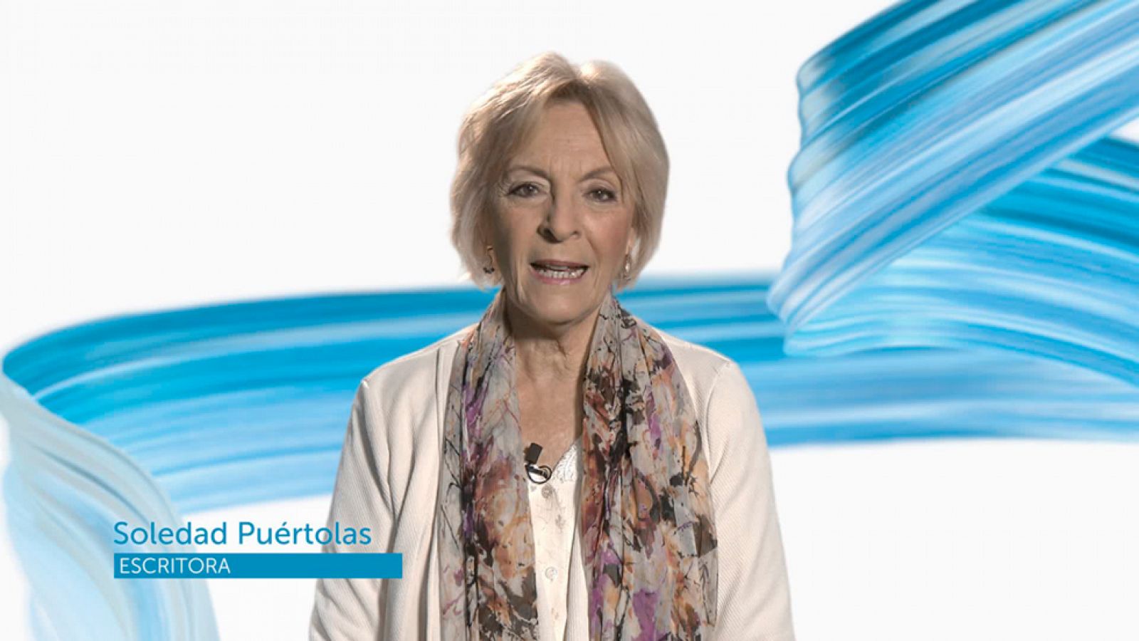 La escritoria Soledad Puértolas felicita a TVE en su 60º aniversario