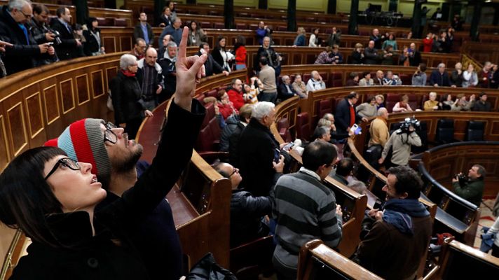 Telediario 1 - Jornada de puertas abiertas en el Congreso