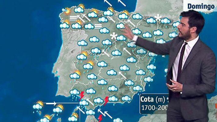 El tiempo - Vuelven las lluvias generalizadas, que serán fuertes en Andalucía