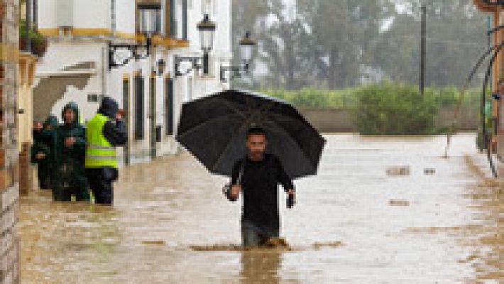 La provincia de Málaga, la más afectada por las lluvias