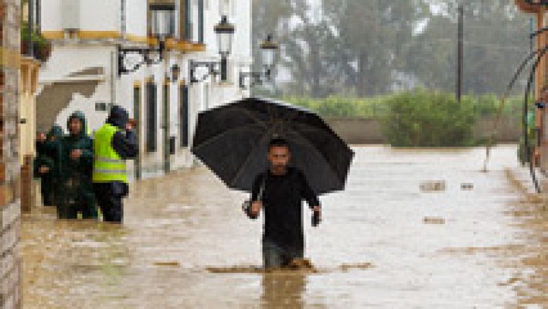 La provincia de Málaga, la más afectada por las intensas lluvias