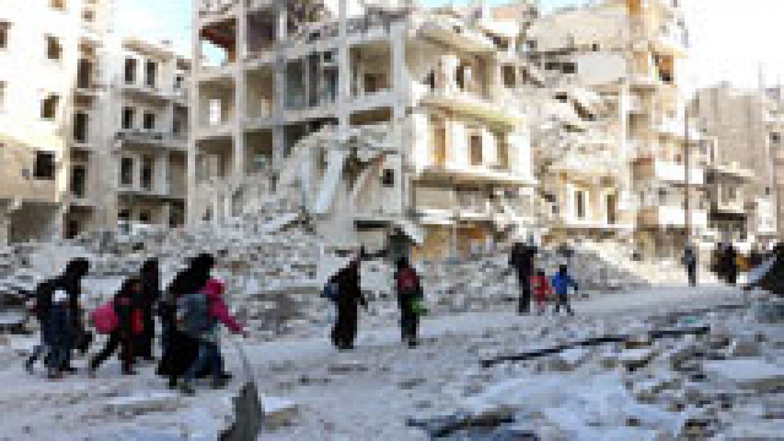 Telediario 1: Decenas de muertos en los bombardeos al norte de Siria | RTVE Play