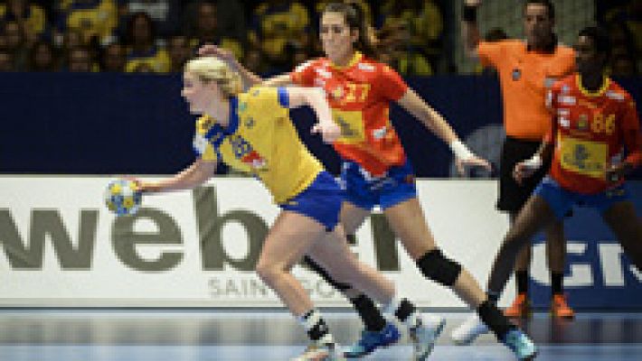 España pierde ante la anfitriona en su debut en el Europeo de balonmano de Suecia