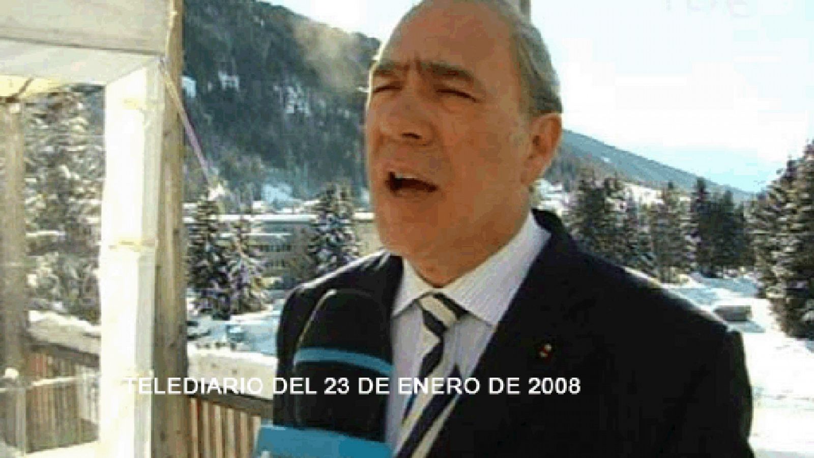 Fue noticia en el Archivo de RTVE: La cumbre de Davos de 2008 | RTVE Play