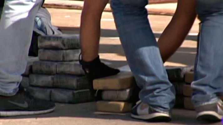 Telediario 1 - España y Marruecos aprehenden dos toneladas y media de cocaína cerca del Sáhara Occidental