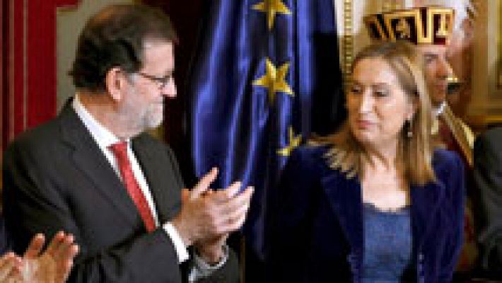 Telediario 1 - Rajoy enfría la reforma de la Constitución que piden todos los partidos