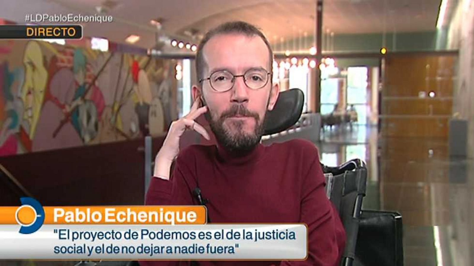 Los desayunos de TVE - Pablo Echenique, secretario de Organización de Podemos
