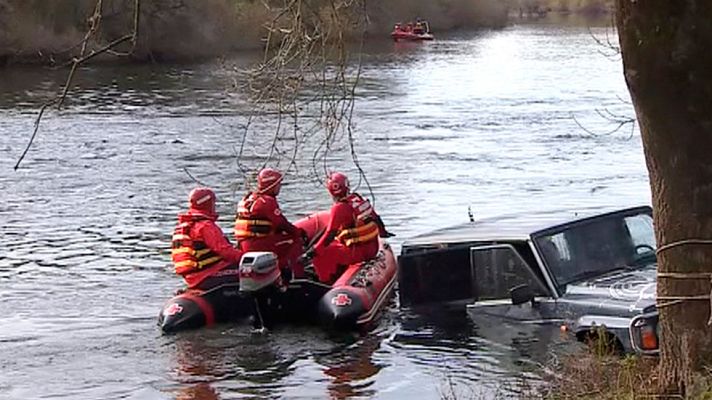 Telediario 1 - Hallado el cuerpo sin vida de la mujer desaparecida en el río Tiétar