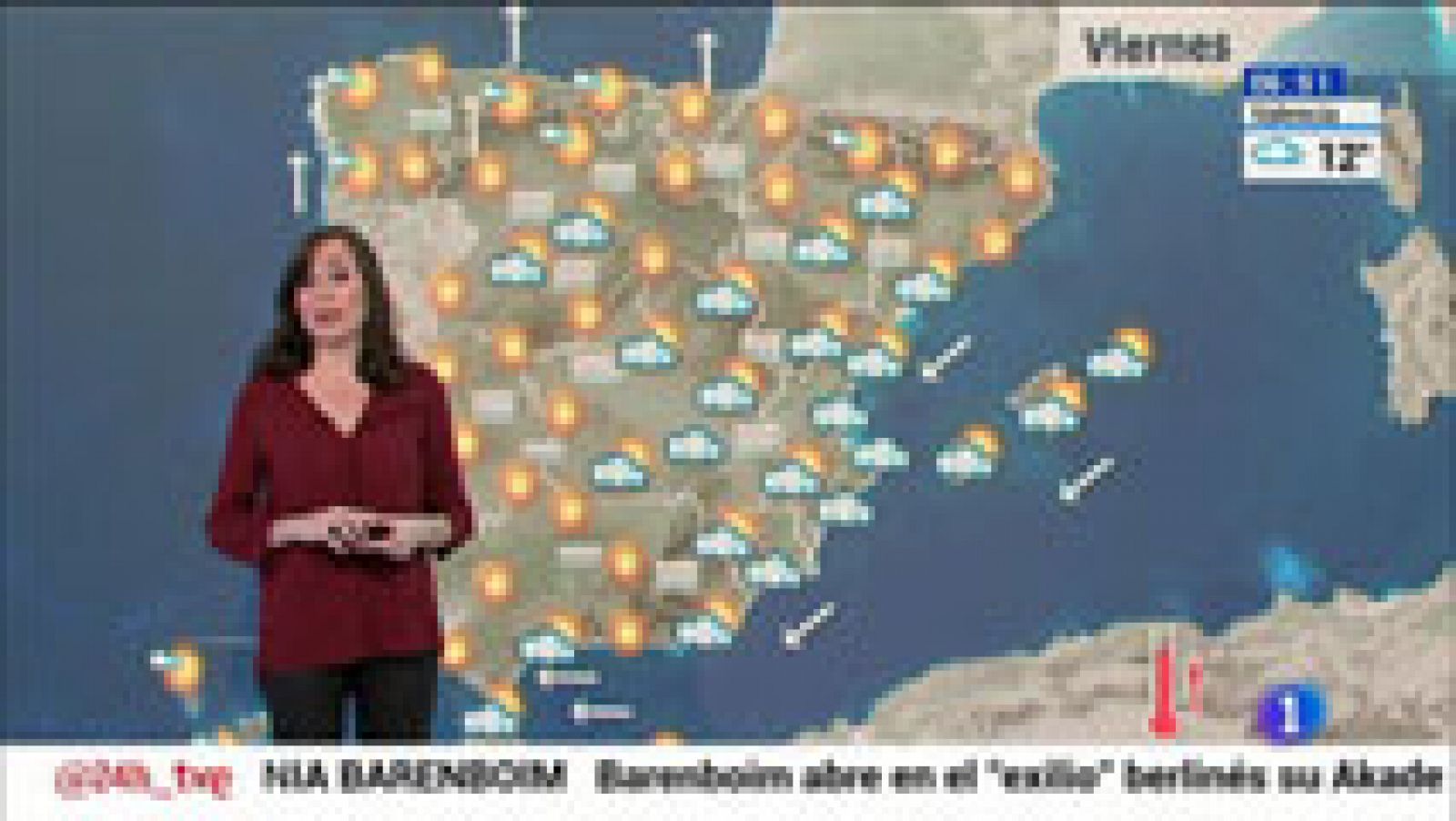 El tiempo: Inestabilidad en el área mediterránea y niebla en el interior | RTVE Play
