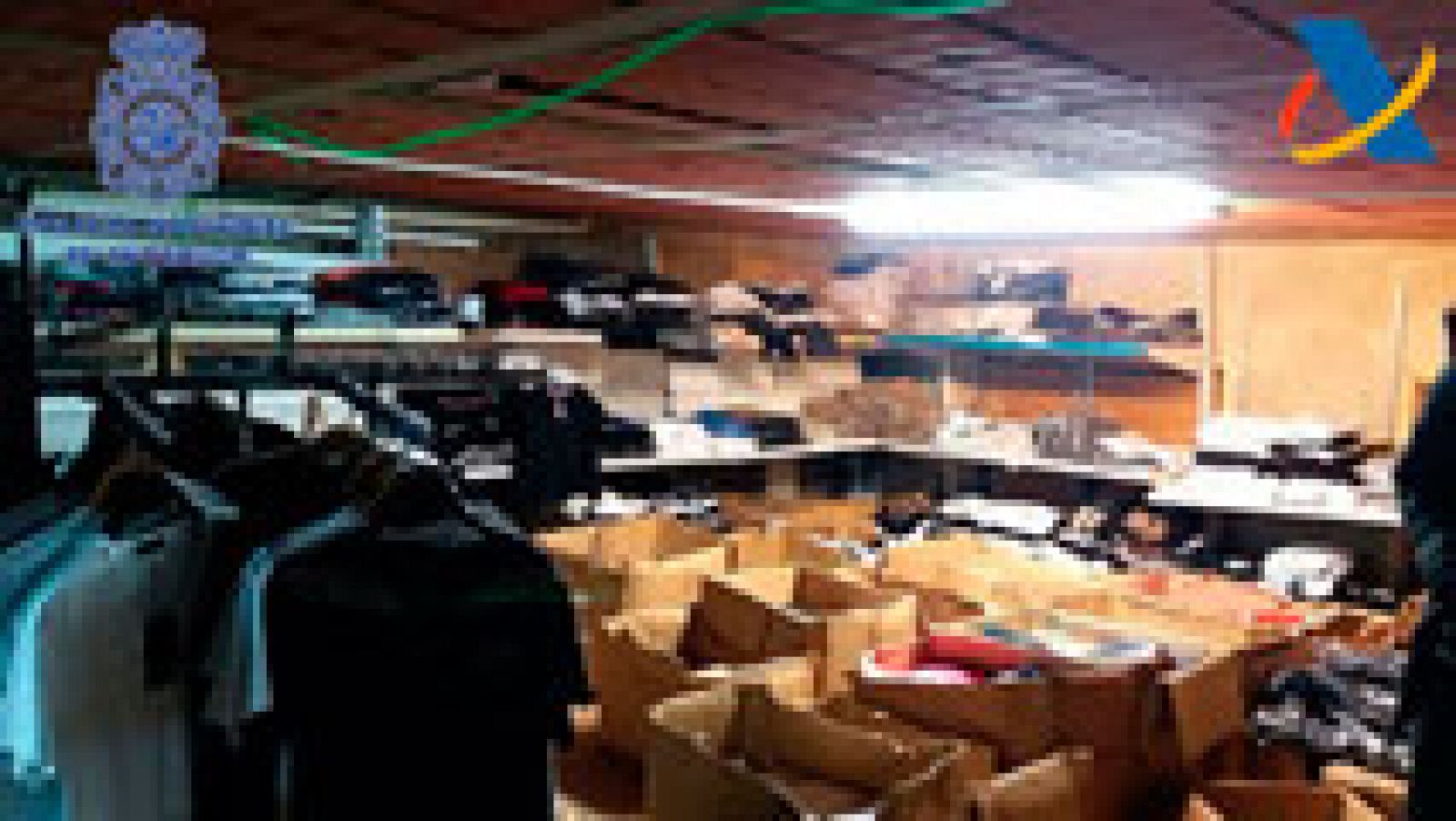 Telediario 1: Desmantelan en La Junquera el principal punto de falsificación de productos de toda la Unión Europea | RTVE Play
