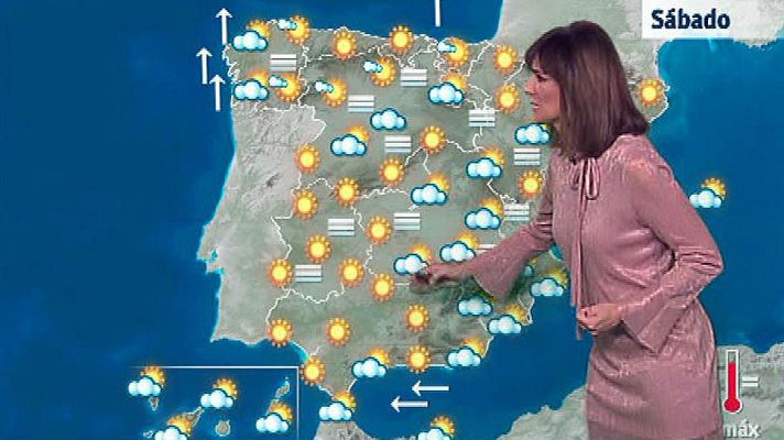 El tiempo - Poco nuboso y nieblas persistentes en la meseta norte y cuenca del Ebro