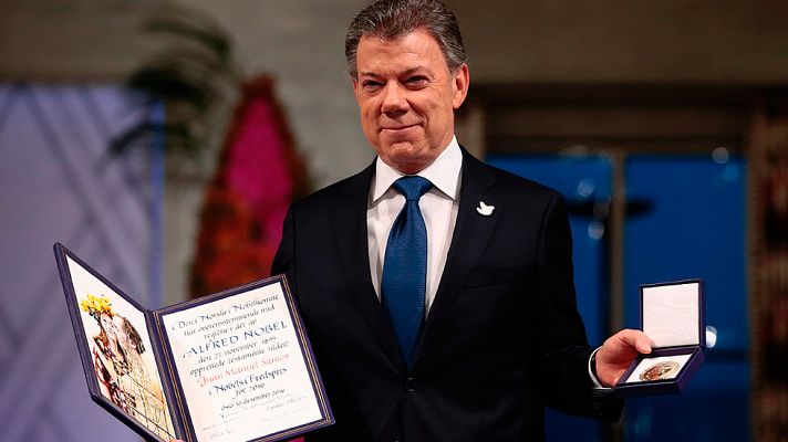 Informativo 24h - Juan Manuel Santos recibe el Premio Nobel de la Paz