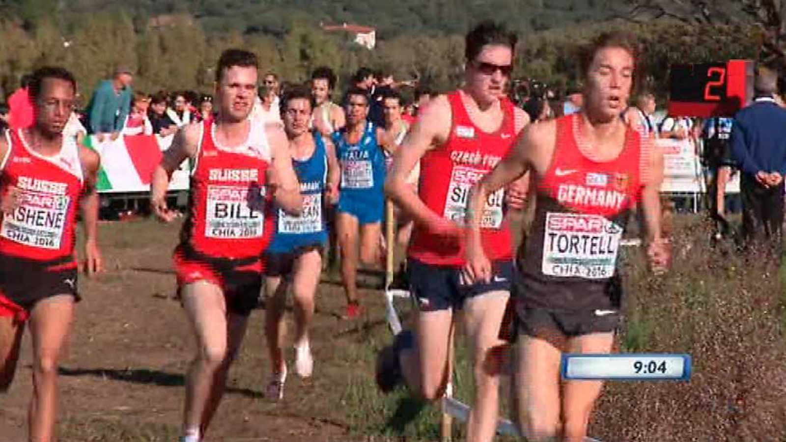 Atletismo - Campeonato de Europa de Cross. Carrera sub-20 masculina, desde Chia (Italia)