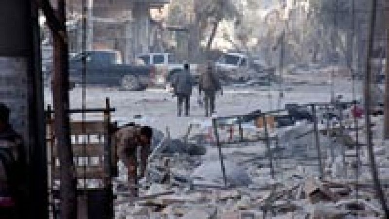 El Ejército sirio redobla sus bombardeos en Alepo y arrebata más terreno a los rebeldes