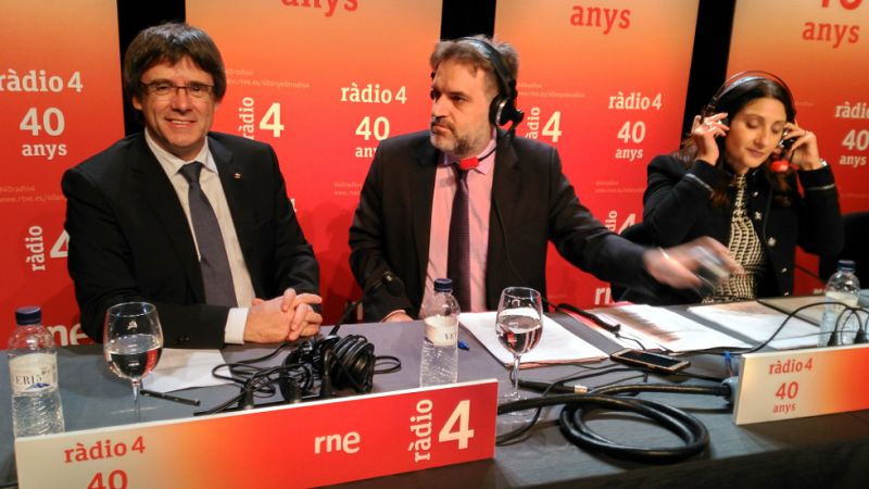 40 anys Rdio 4 - Entrevista a Carles Puigdemont