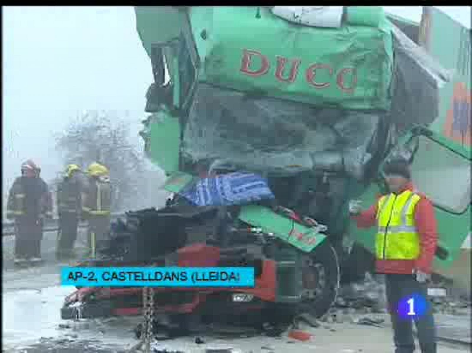 Día de accidentes múltiples en varias carreteras de España.