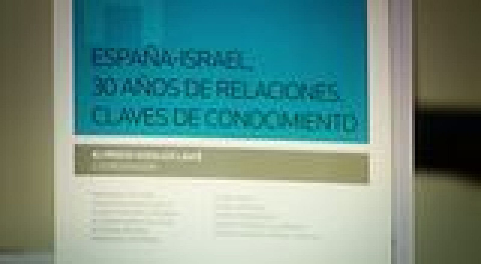 UNED: España-Israel, 30 años de relaciones. Claves de conocimiento | RTVE Play