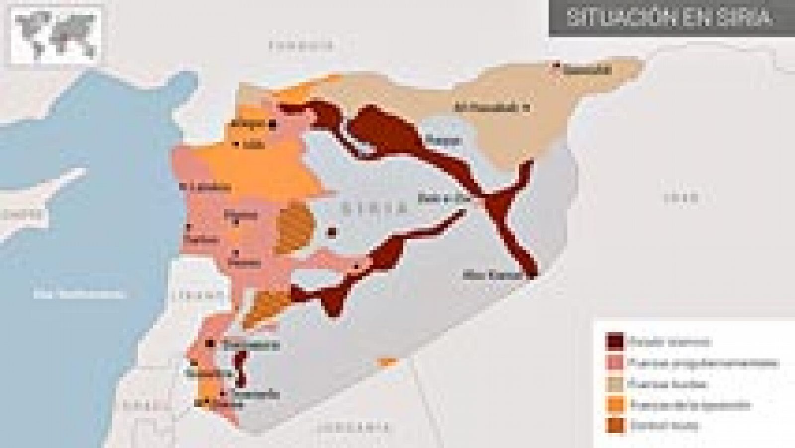 Telediario 1: La guerra civil en Siria dura ya más de cinco años y deja cientos de miles de muertes | RTVE Play