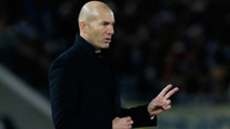 El entrenador del Real Madrid, Zinedine Zidane, ha apuntado que el ritmo del partido fue "raro" pero que al final consiguieron marcar después de "hacer muchas ocasiones".