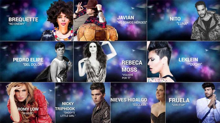 Eurovisión - Vuelve a ver el videoencuentro de los 10 eurocandidatos