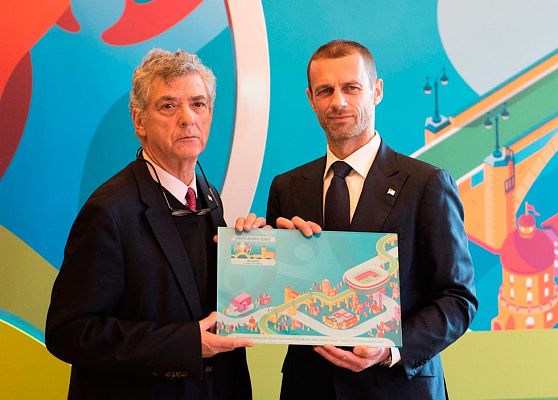 Telediario 1 - Ceferin (UEFA): "No está en nuestros planes usar el videoarbitaje"