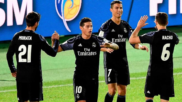 Telediario 1 - El Madrid se deshace del América y jugará la final del Mundialito