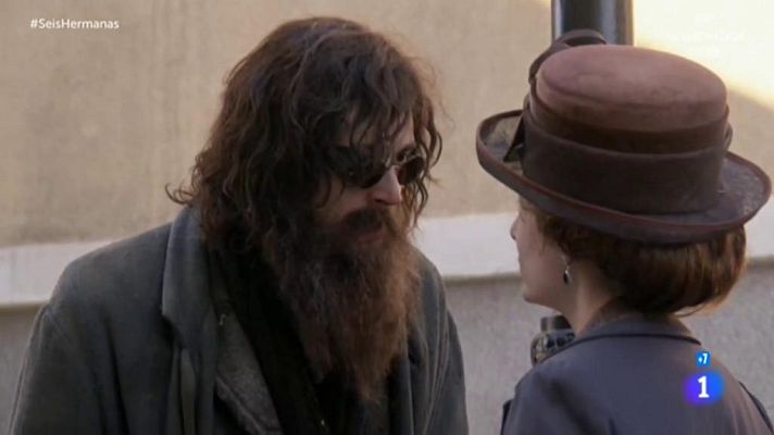 Seis hermanas - Marina recoge a Luis de la calle