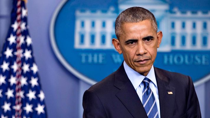 Telediario 1 - Obama carga contra el régimen sirio y contra Rusia por la "masacre" de Alepo