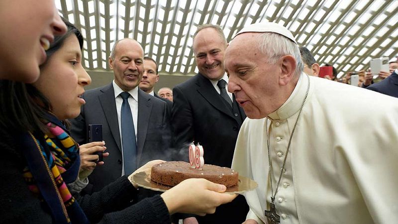 El papa Francisco cumple 80 años