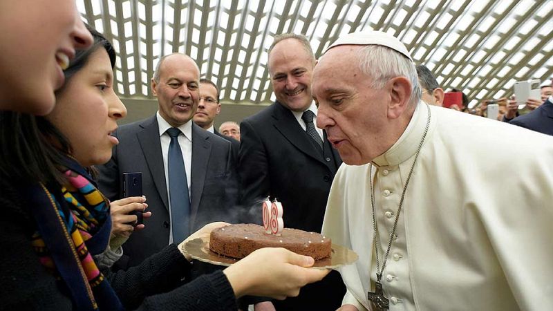 El papa Francisco cumple 80 años