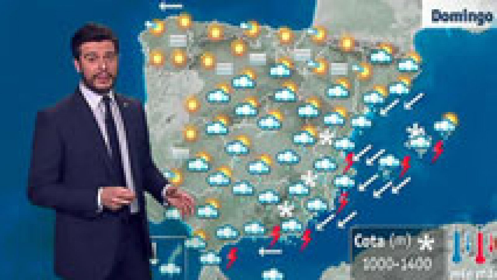 El tiempo: Precipitaciones fuertes en la Comunidad Valenciana, Murcia y Almería | RTVE Play