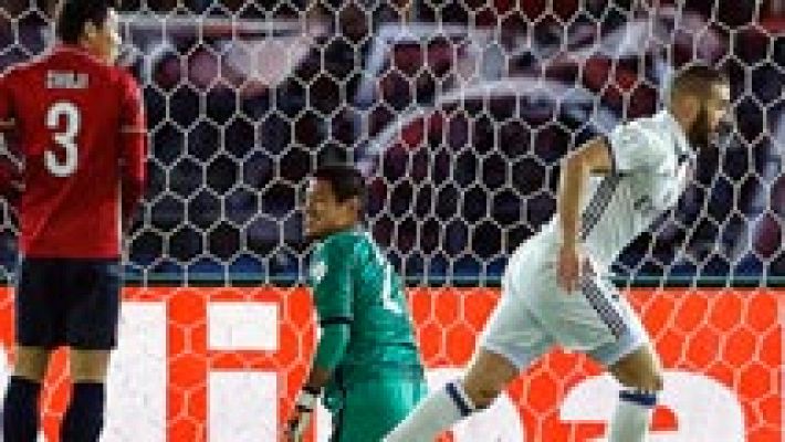 Benzema adelanta al Madrid ante el Kashima (1-0)