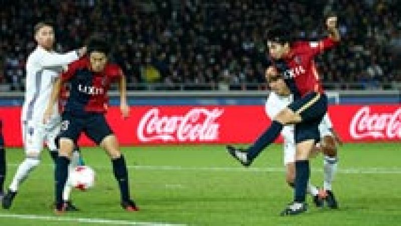 Shibasaki ha igualado la final antes del descanso con un gol de volea dentro del rea que ha sorprendido a la defensa del Real Madrid.