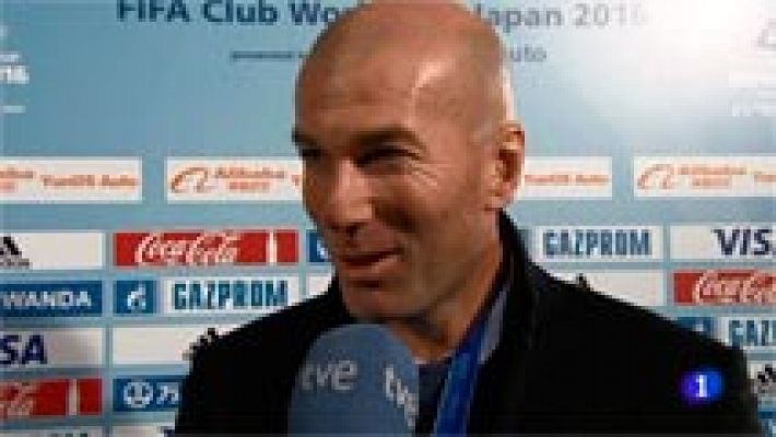 Telediario 1 - Zidane: "La presión y el estrés están ahí y no van cambiar"
