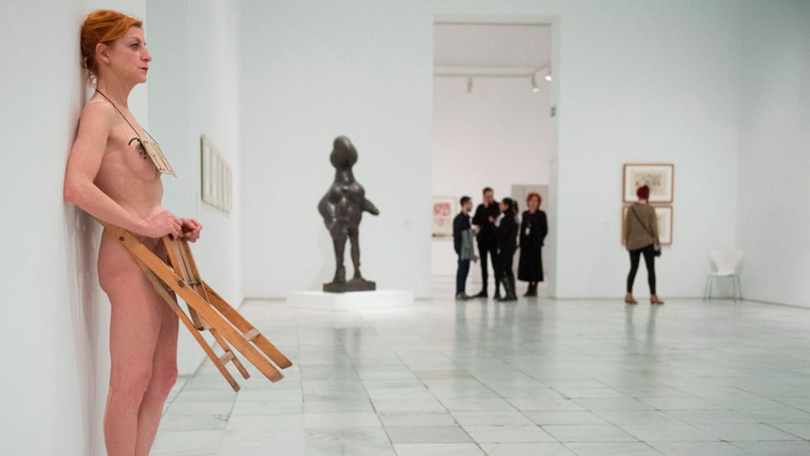 Veinte bailarines para el Siglo XX en el museo Reina Sofía de Madrid