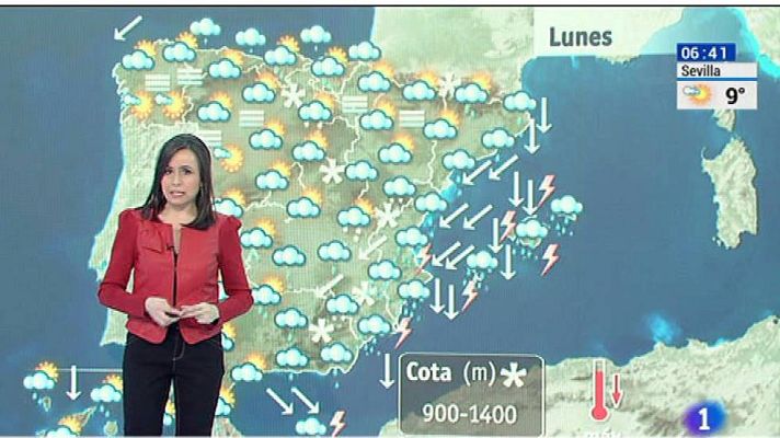 El tiempo - Lluvias muy intensas en la zona del Mediterráneo con alerta en varias provincias