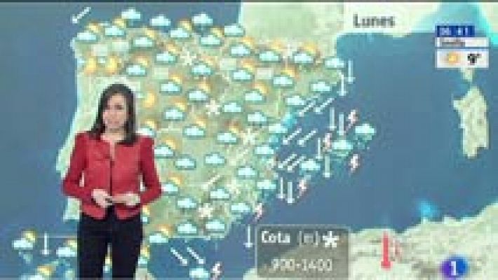 Lluvias muy intensas en la zona del Mediterráneo con alerta en varias provincias
