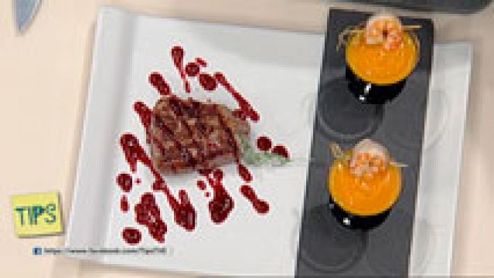 RTVE Cocina - Cocina - Crema bicolor, Solomillo de ternera