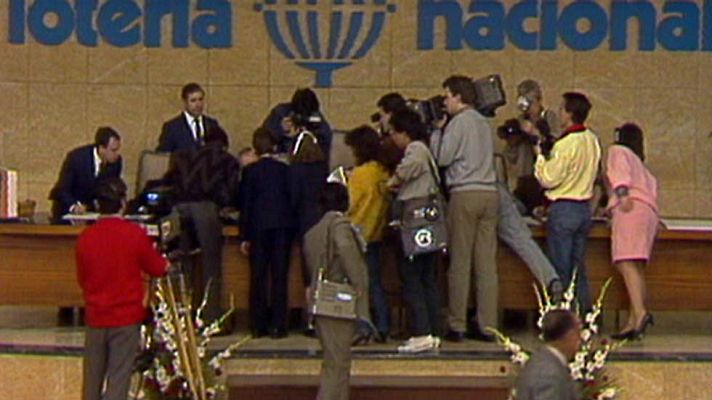 Telediario 1 - El de 1986 fue el sorteo de Lotería de Navidad más polémico