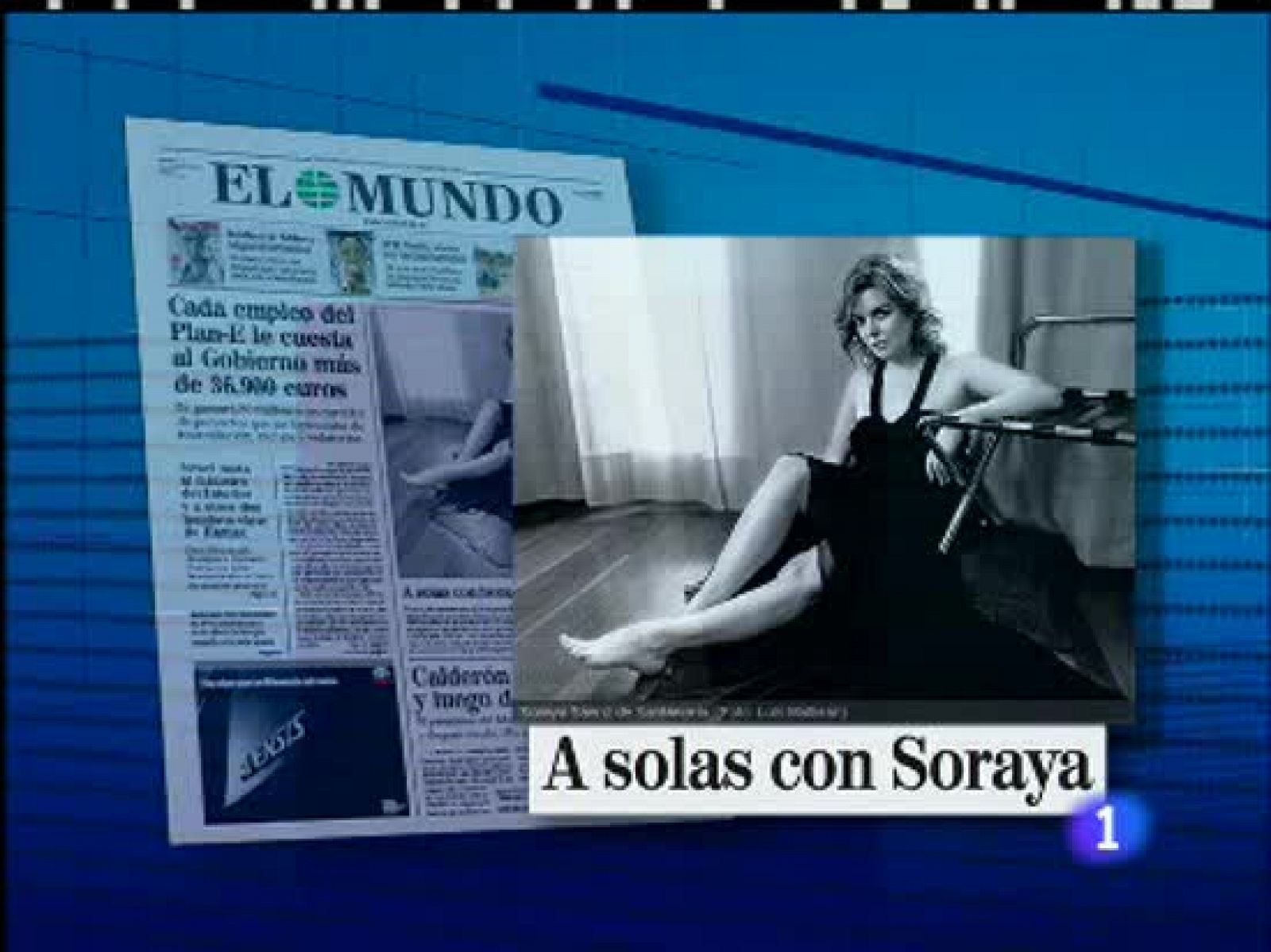La portavoz del PP, Soraya Sáenz de Santamaría, copa los comentarios políticos | Ver