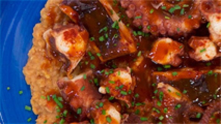 Receta de ropa vieja de pulpo