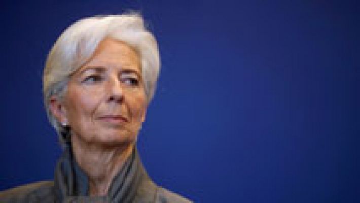 Telediario 1 - La justicia francesa condena a Lagarde por "negligencia" en el caso Tapie pero no le impone pena