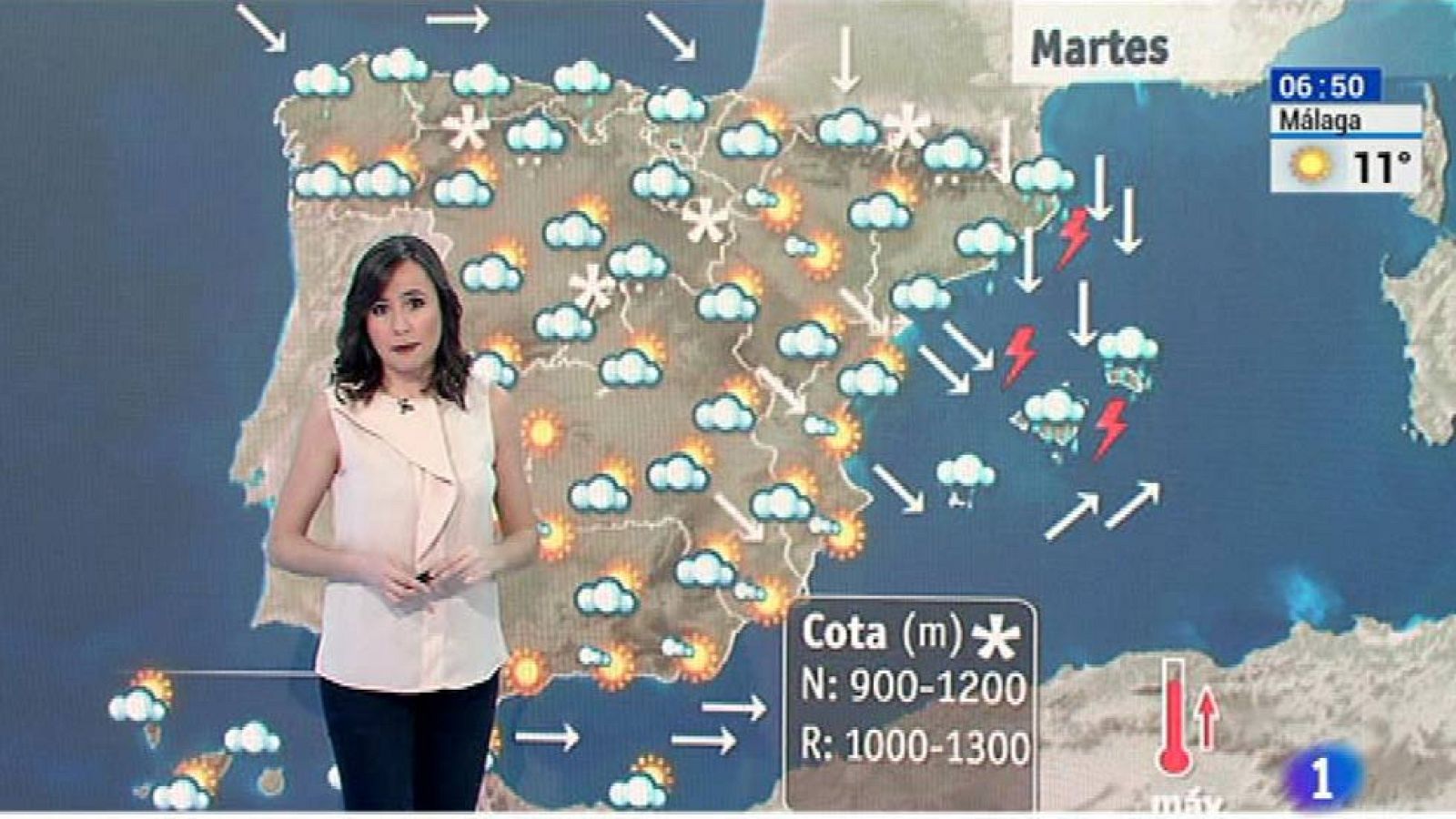 Lluvias fuertes en puntos del noreste de Cataluña y en Baleares - El tiempo | Ver