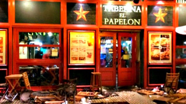 Telediario 1 - La juez deja en libertad a 12 ultras del Sevilla