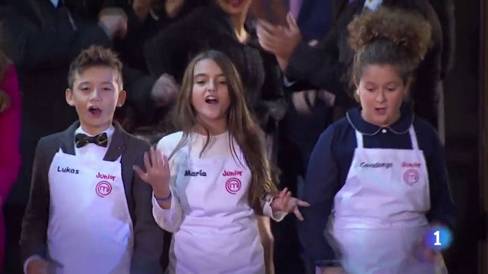Los finalistas de 'Masterchef Junior 3' cantan "Cocinero"