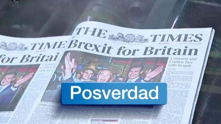 Telediario 1 - 'Posverdad', 'populismo' y 'youtubero', algunas de las candidatas a palabra del año