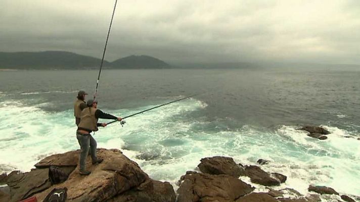 La pesca sobre la espuma