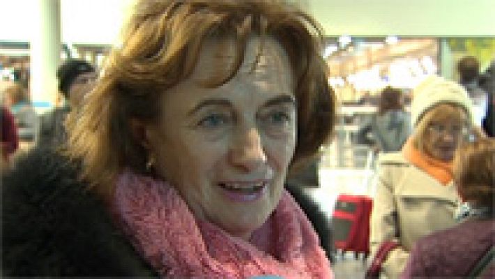 Telediario 1 - Los viajes de la Navidad